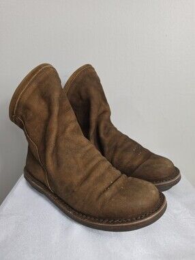 Trippen Brown Leather pull on Ankel boots